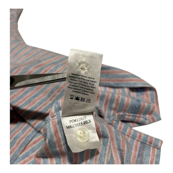 Faherty Brand Long Sleeve Polo Shirt Men's SizeXXL Multicolor Stripes - Picture 13 of 13